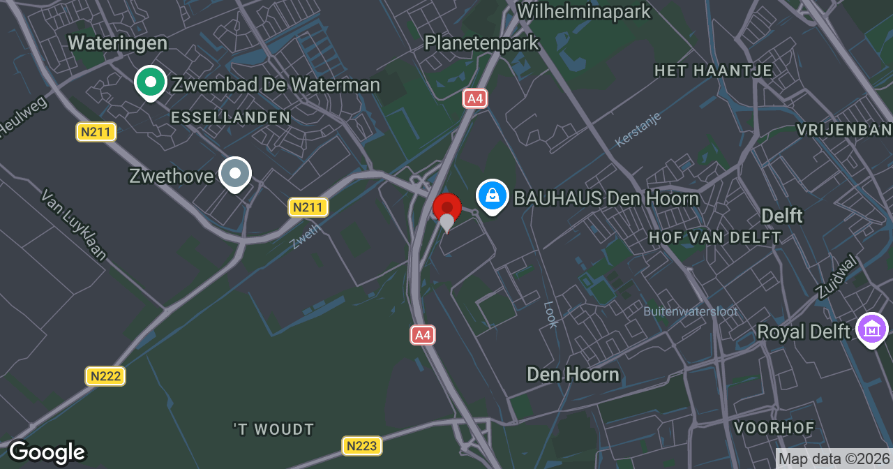 Kaart van de meldlocatie
