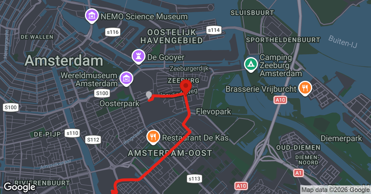 Kaart van de meldlocatie