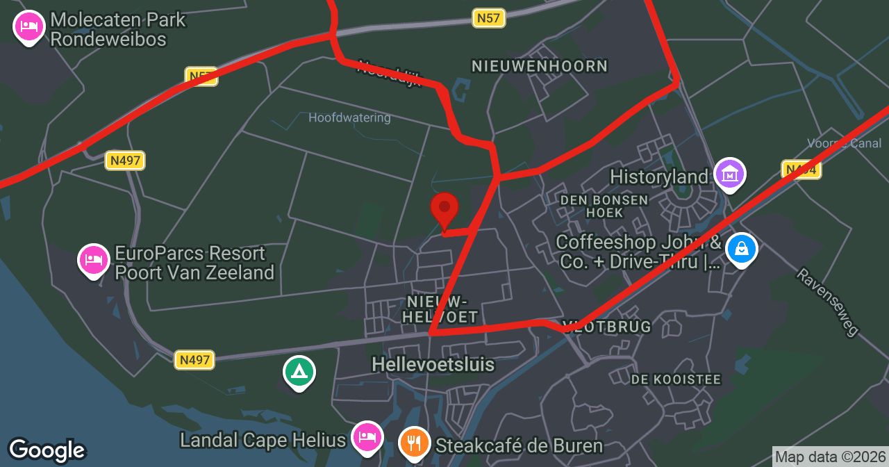 Kaart van de meldlocatie