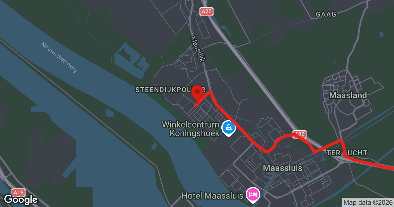 Kaart van de meldlocatie