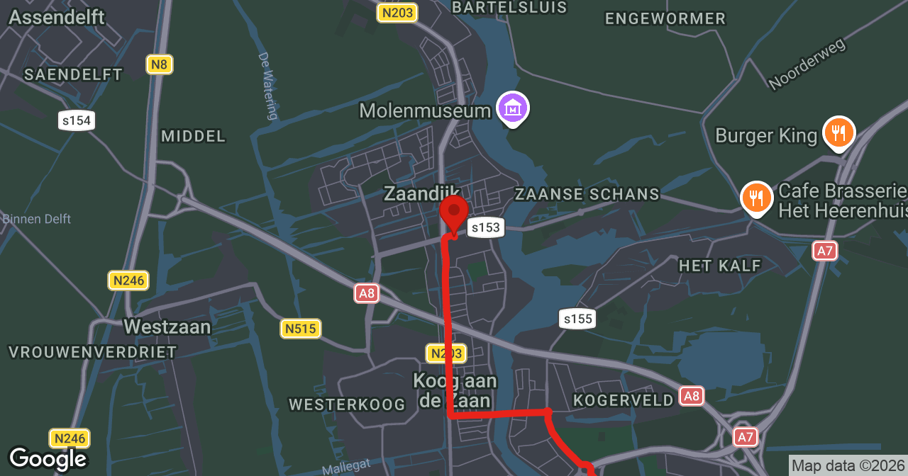 Kaart van de meldlocatie