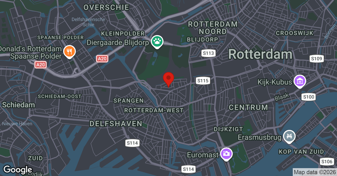 Kaart van de meldlocatie