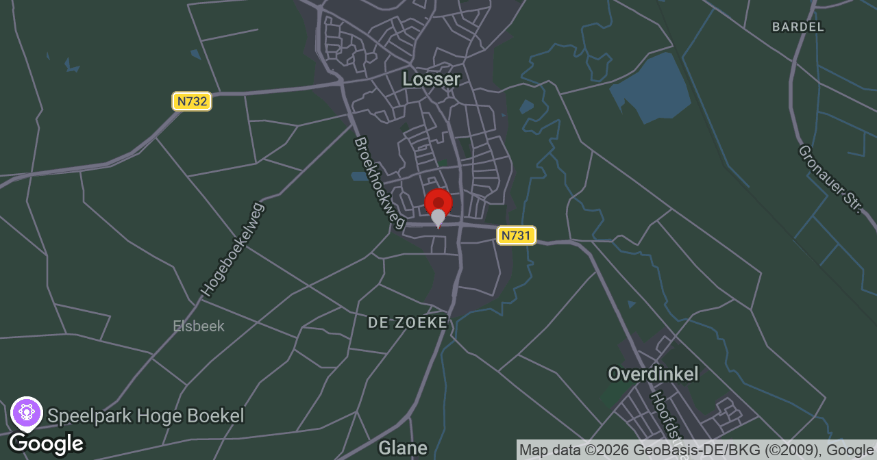 Kaart van de meldlocatie