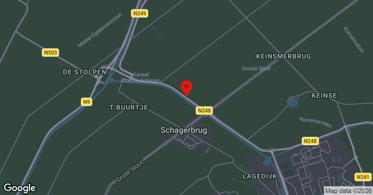 Kaart van de meldlocatie
