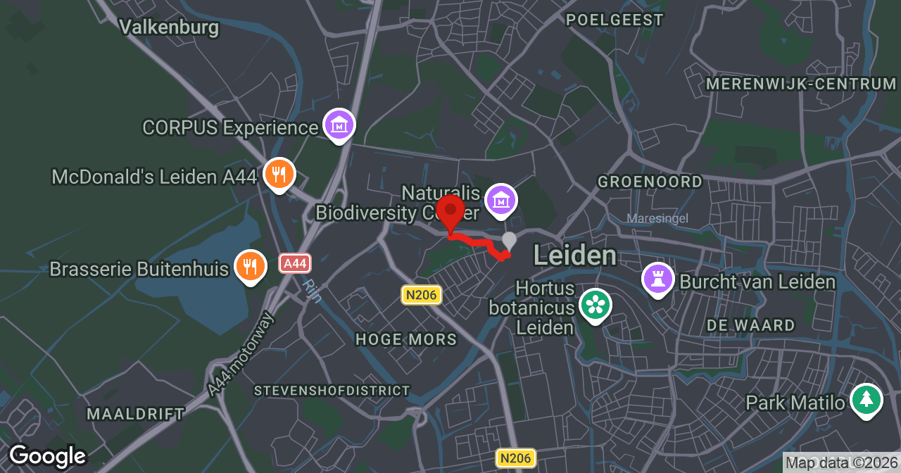 Kaart van de meldlocatie