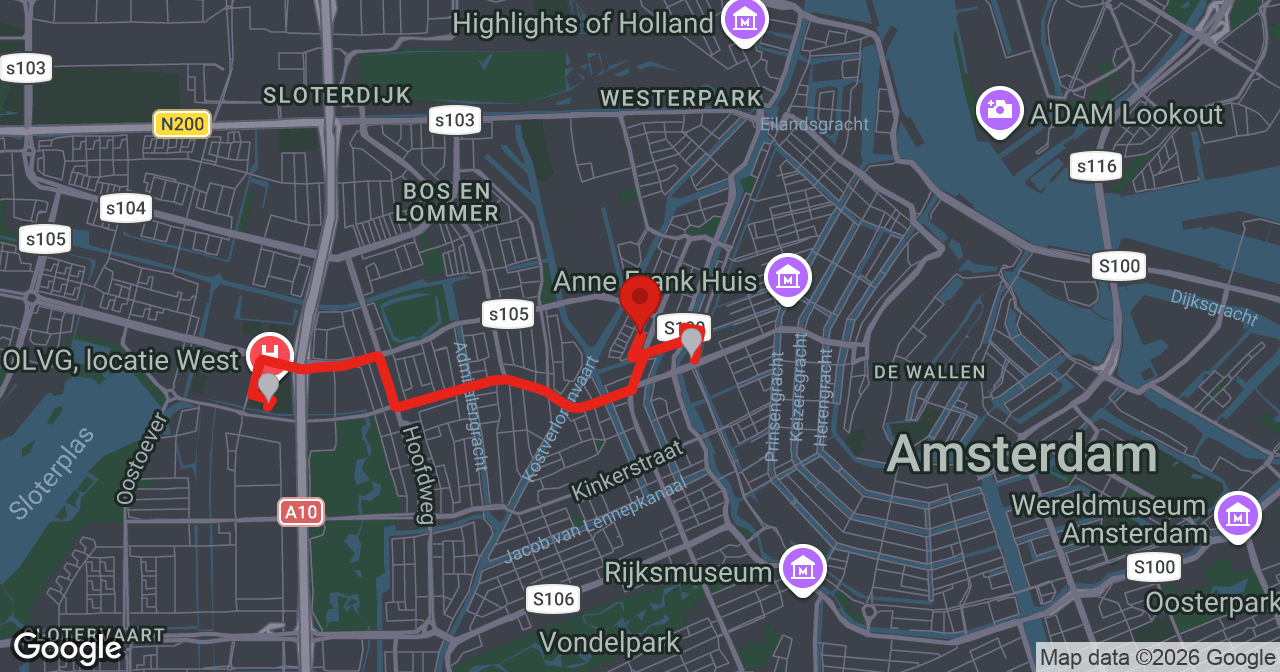 Kaart van de meldlocatie