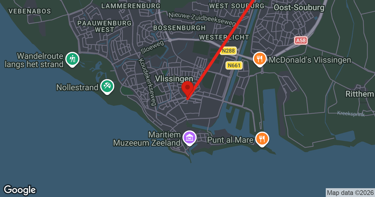 Kaart van de meldlocatie