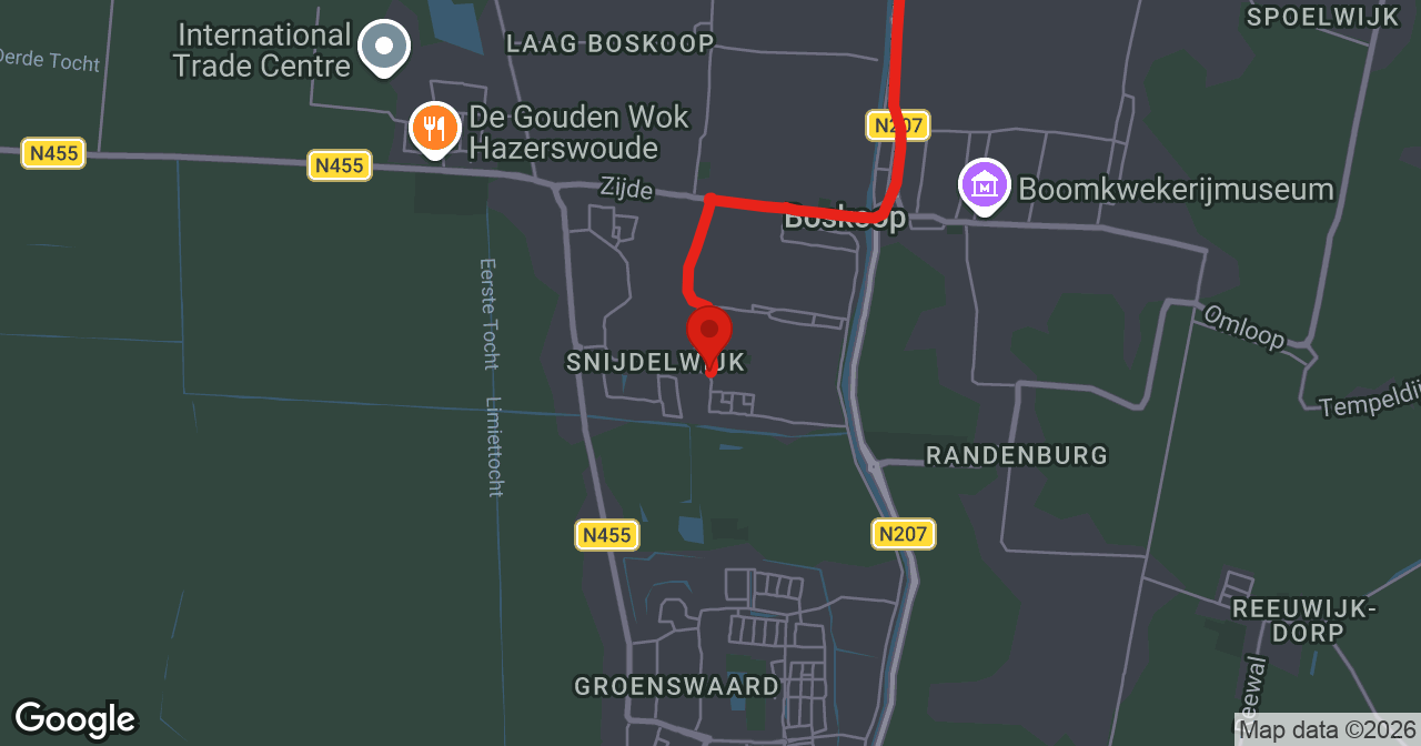 Kaart van de meldlocatie