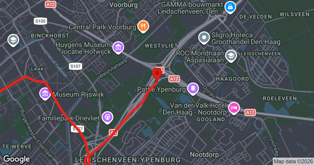 Kaart van de meldlocatie
