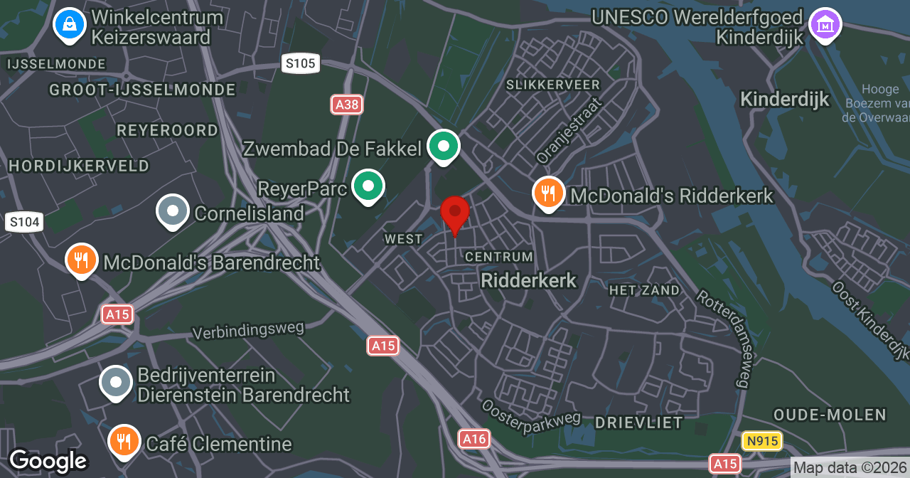 Kaart van de meldlocatie