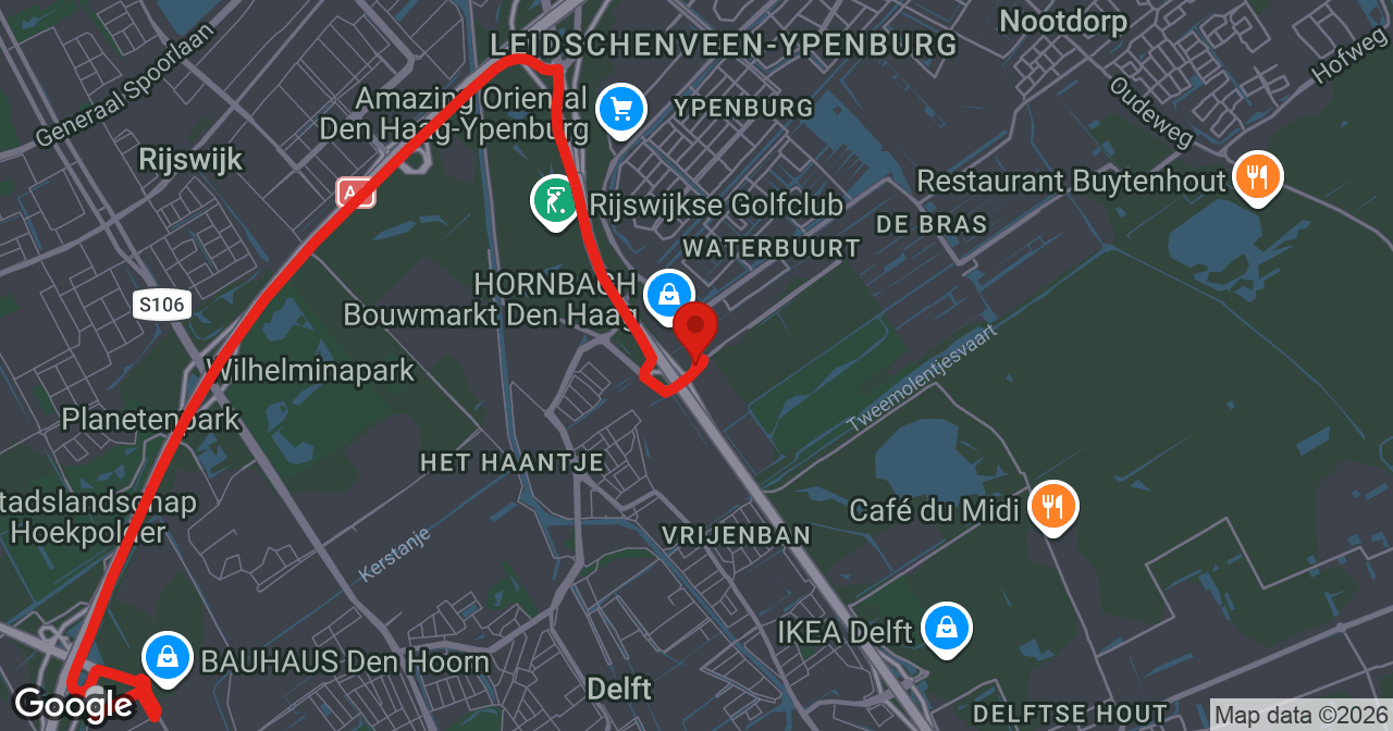 Kaart van de meldlocatie