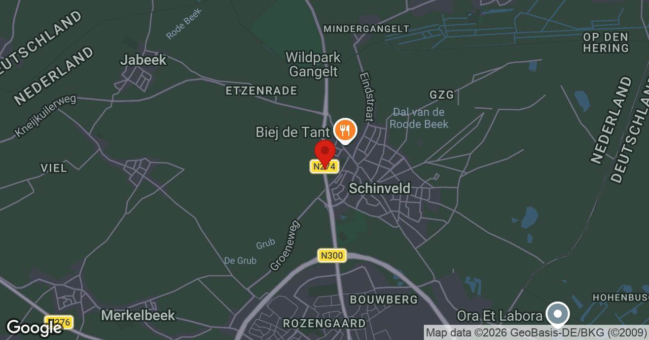 Kaart van de meldlocatie