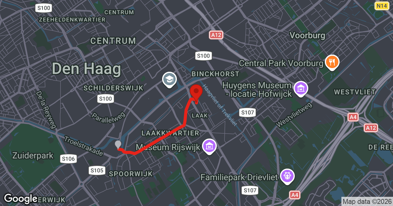 Kaart van de meldlocatie