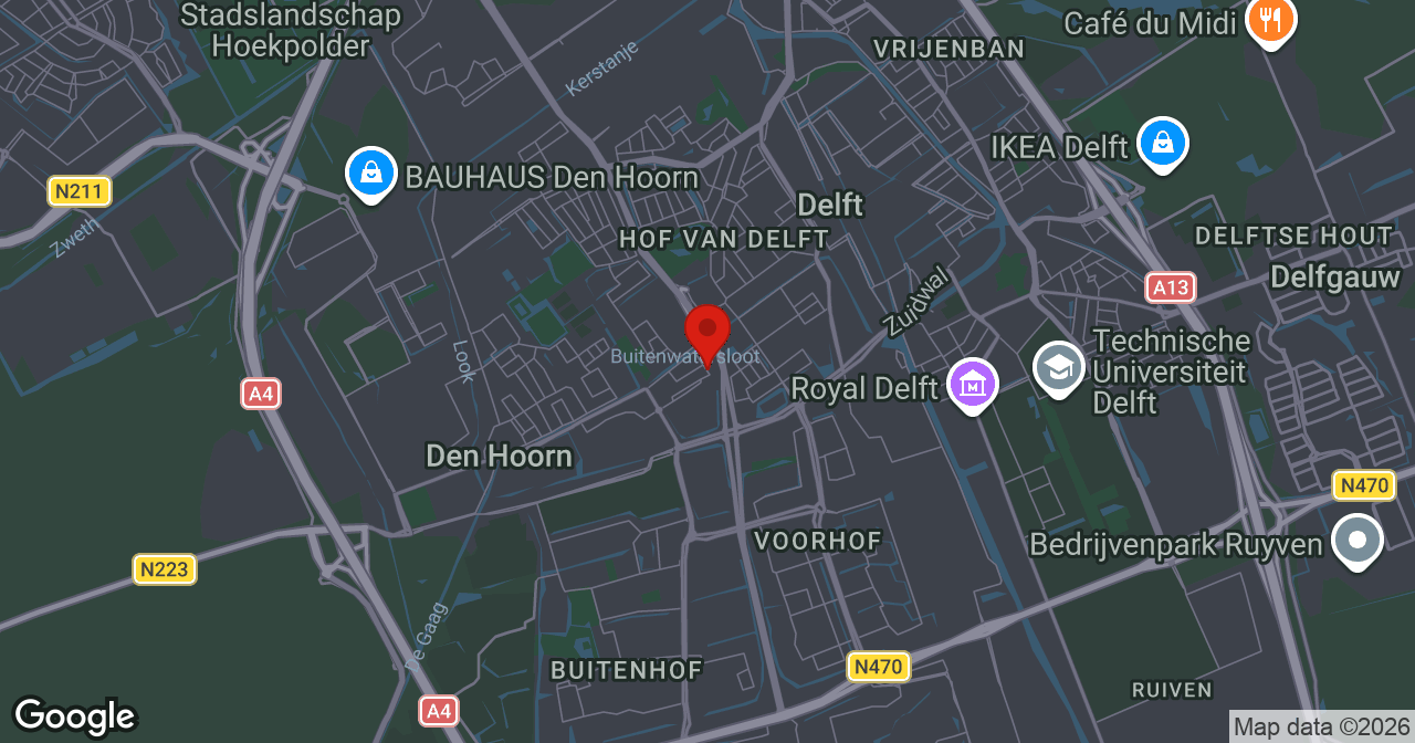 Kaart van de meldlocatie