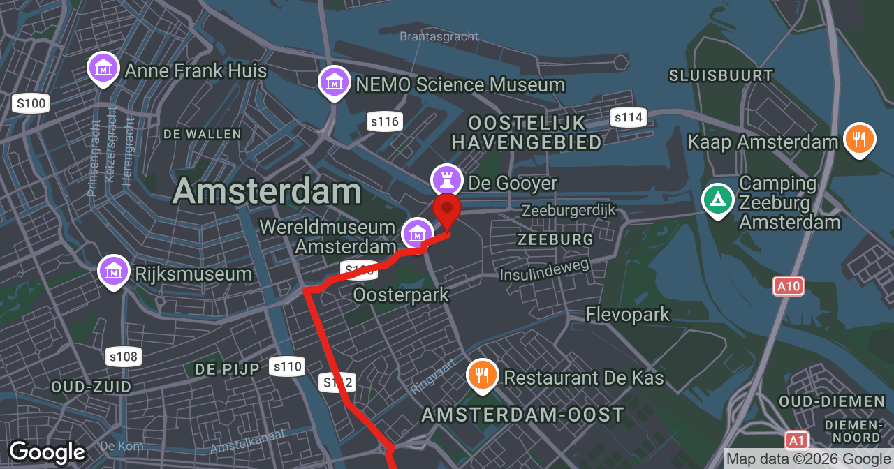 Kaart van de meldlocatie