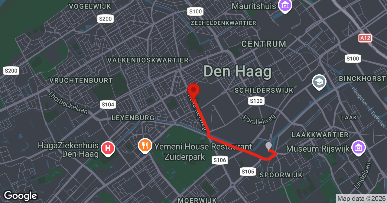 Kaart van de meldlocatie