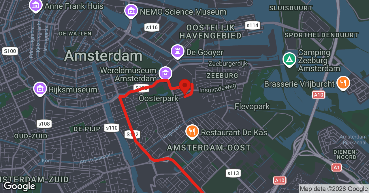 Kaart van de meldlocatie