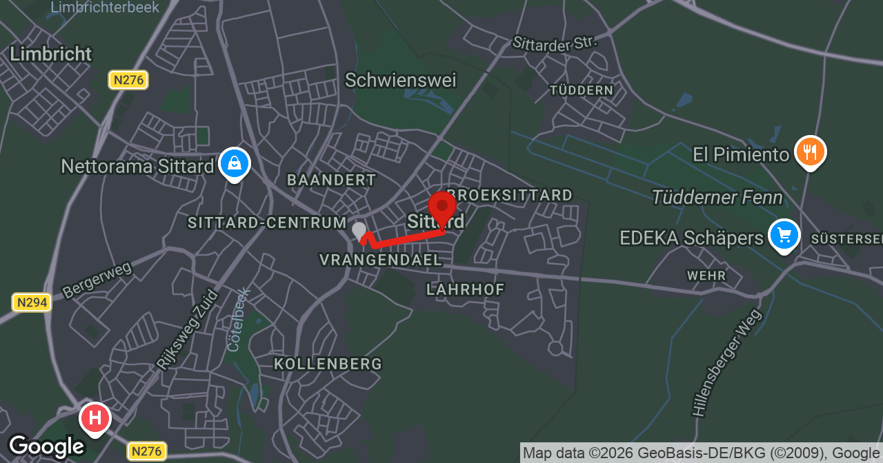 Kaart van de meldlocatie