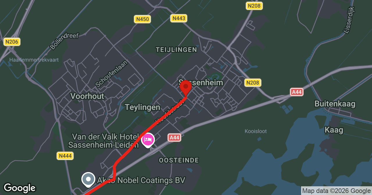 Kaart van de meldlocatie