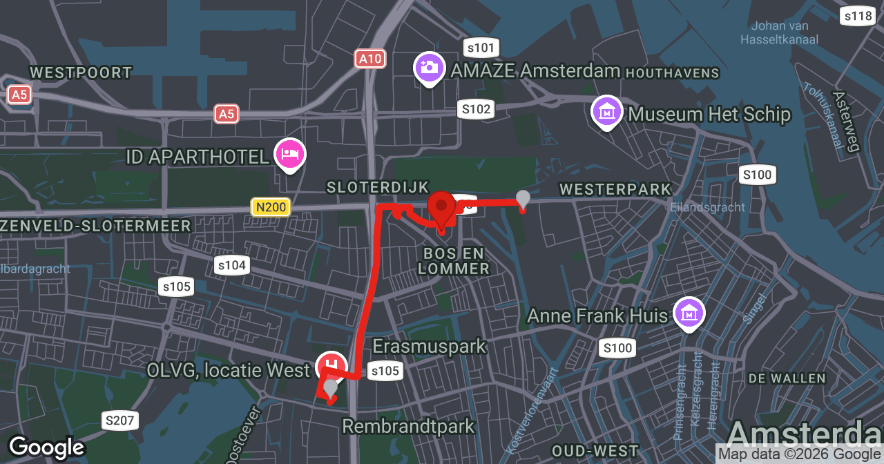 Kaart van de meldlocatie