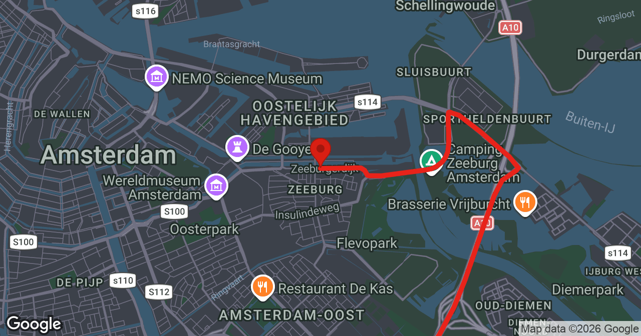 Kaart van de meldlocatie