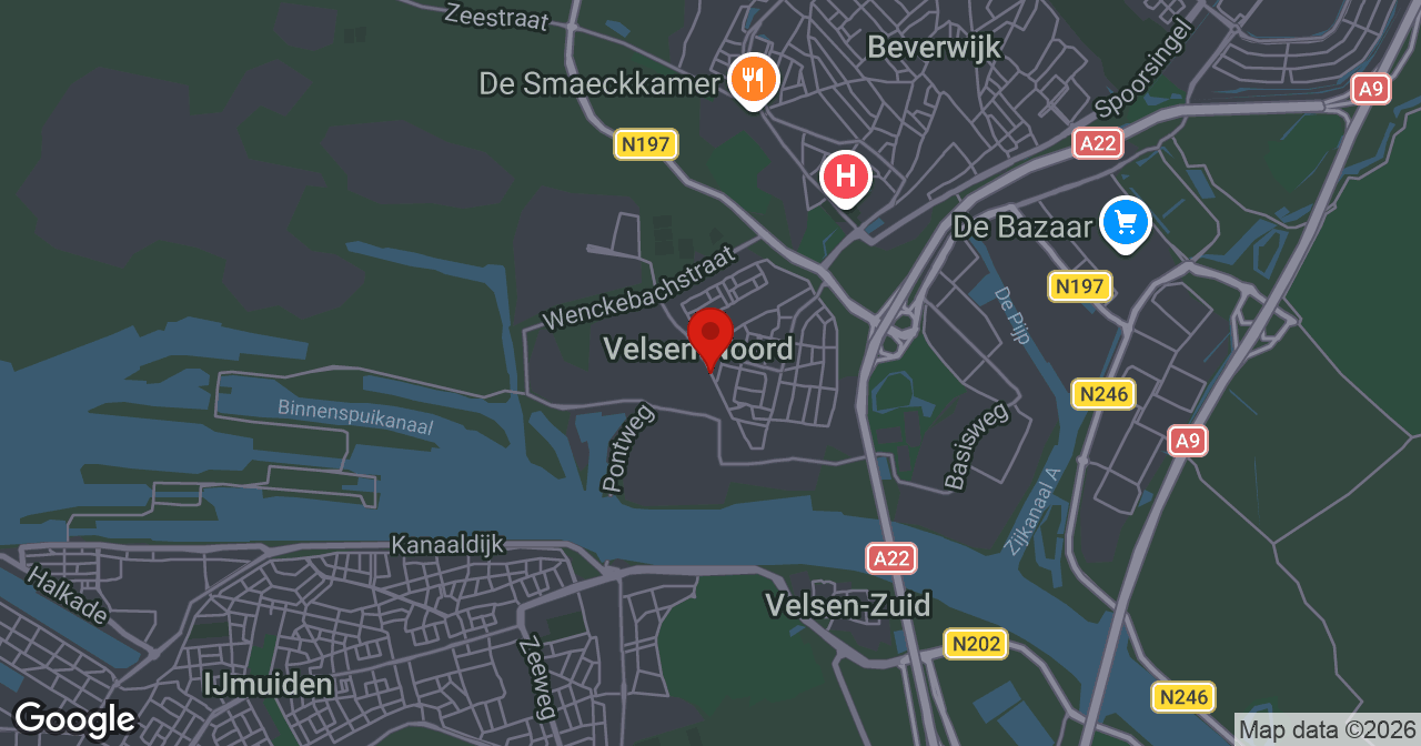 Kaart van de meldlocatie