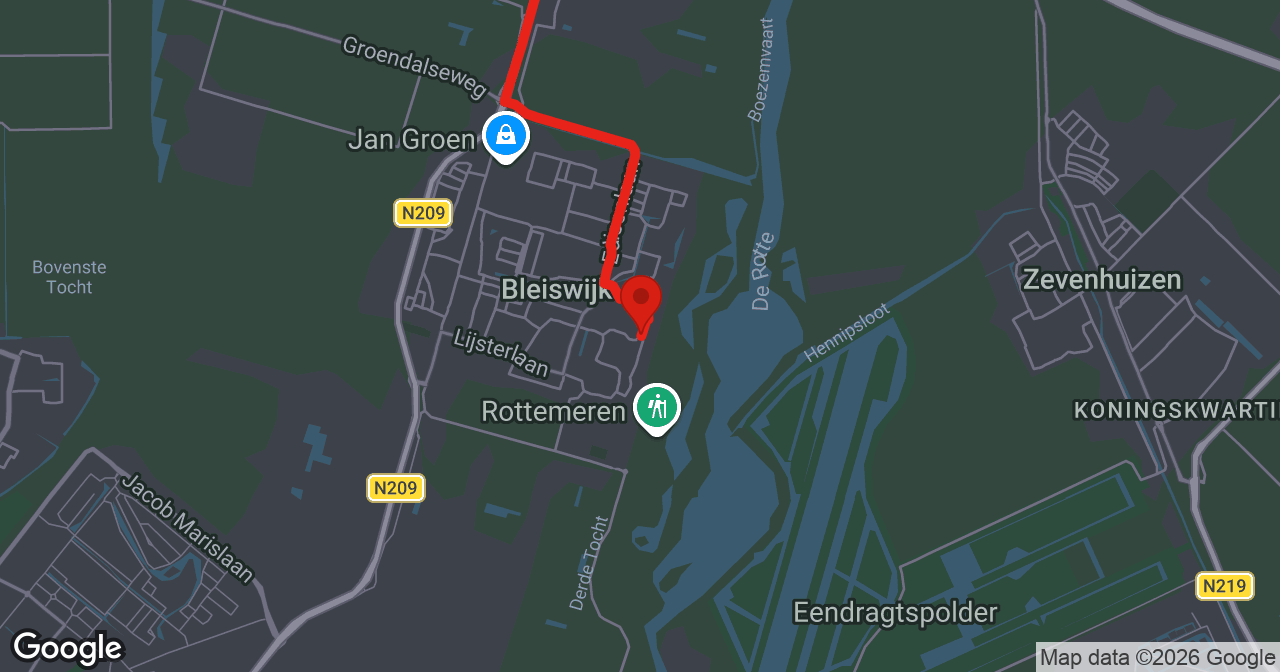 Kaart van de meldlocatie