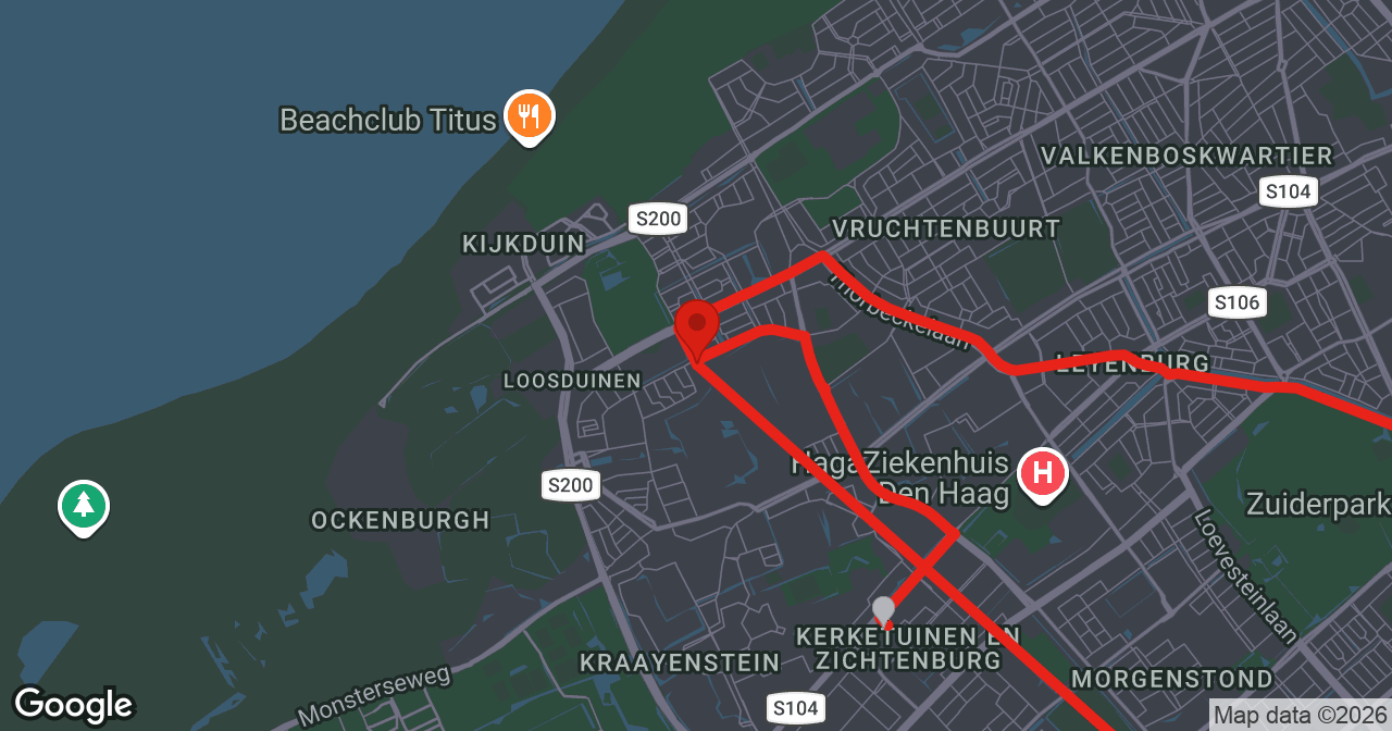 Kaart van de meldlocatie