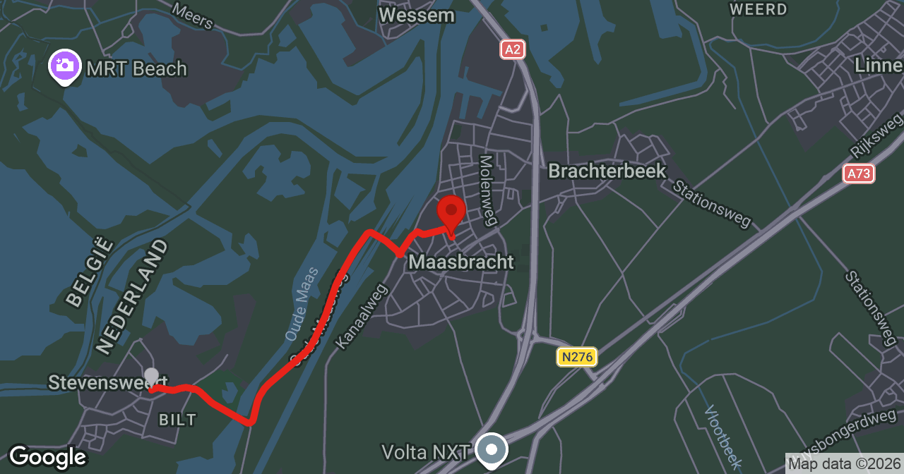 Kaart van de meldlocatie