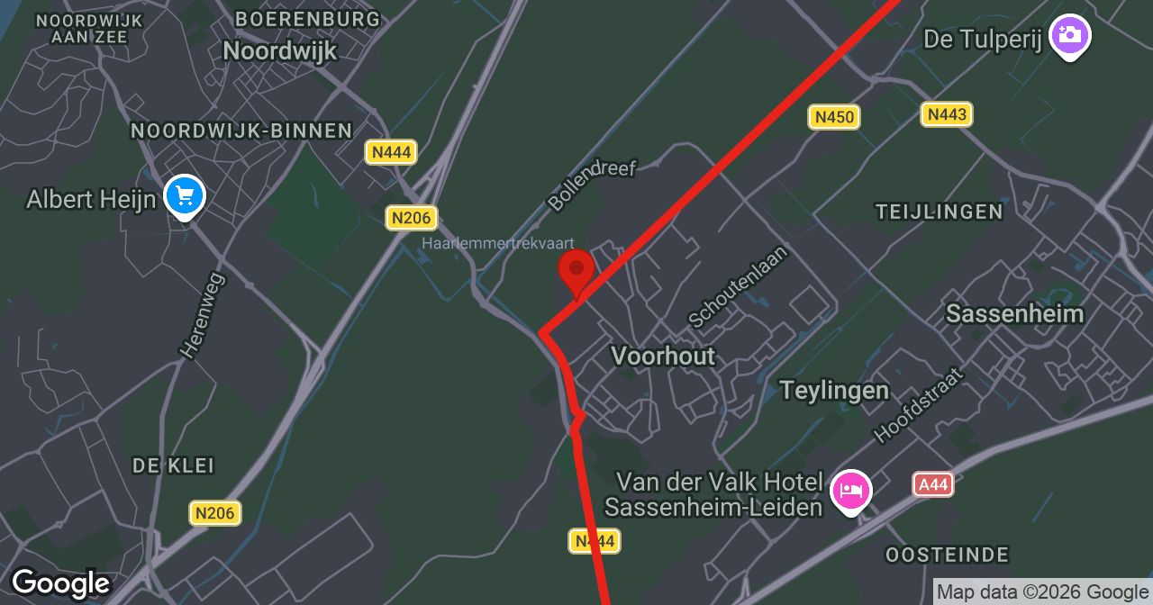 Kaart van de meldlocatie