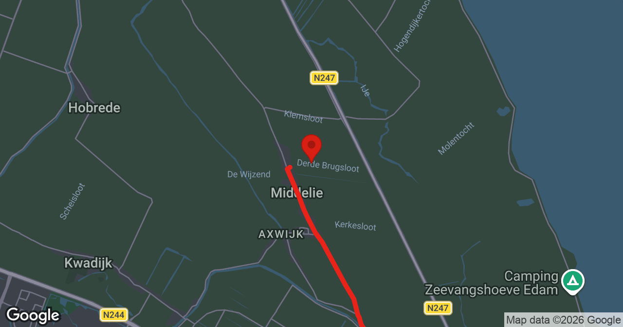 Kaart van de meldlocatie