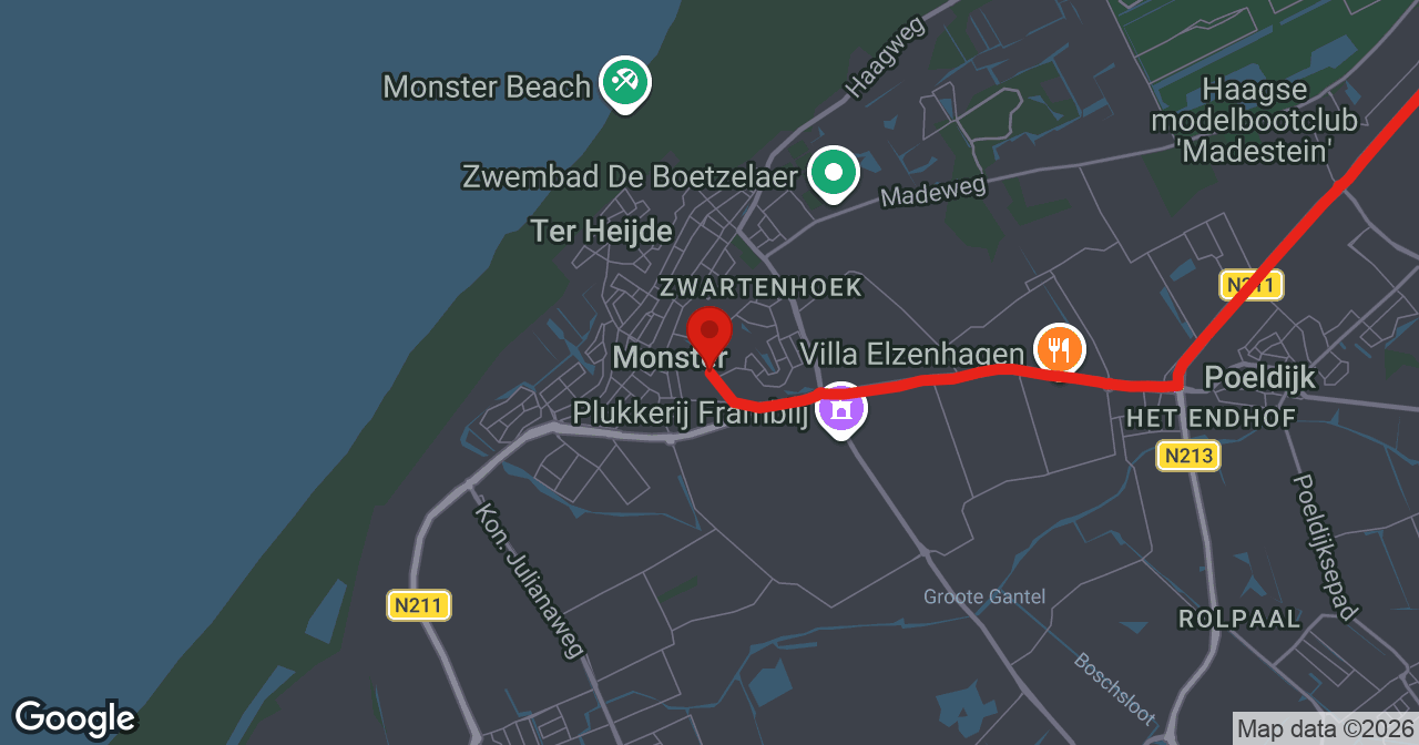 Kaart van de meldlocatie