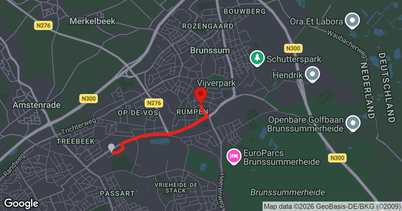 Kaart van de meldlocatie