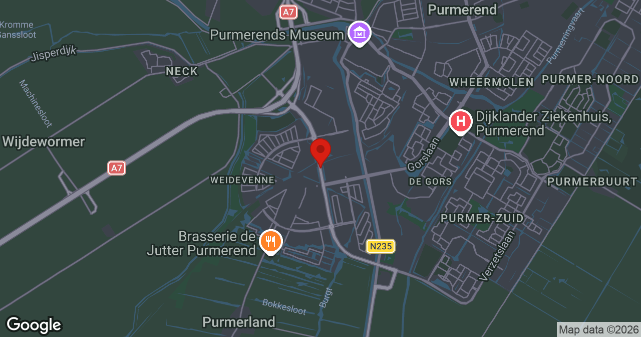 Kaart van de meldlocatie