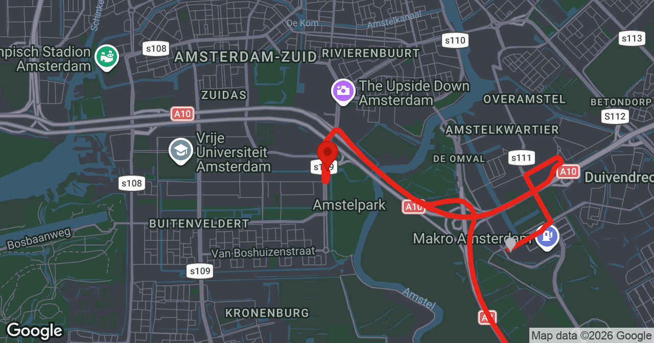 Kaart van de meldlocatie