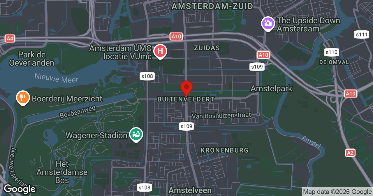 Kaart van de meldlocatie