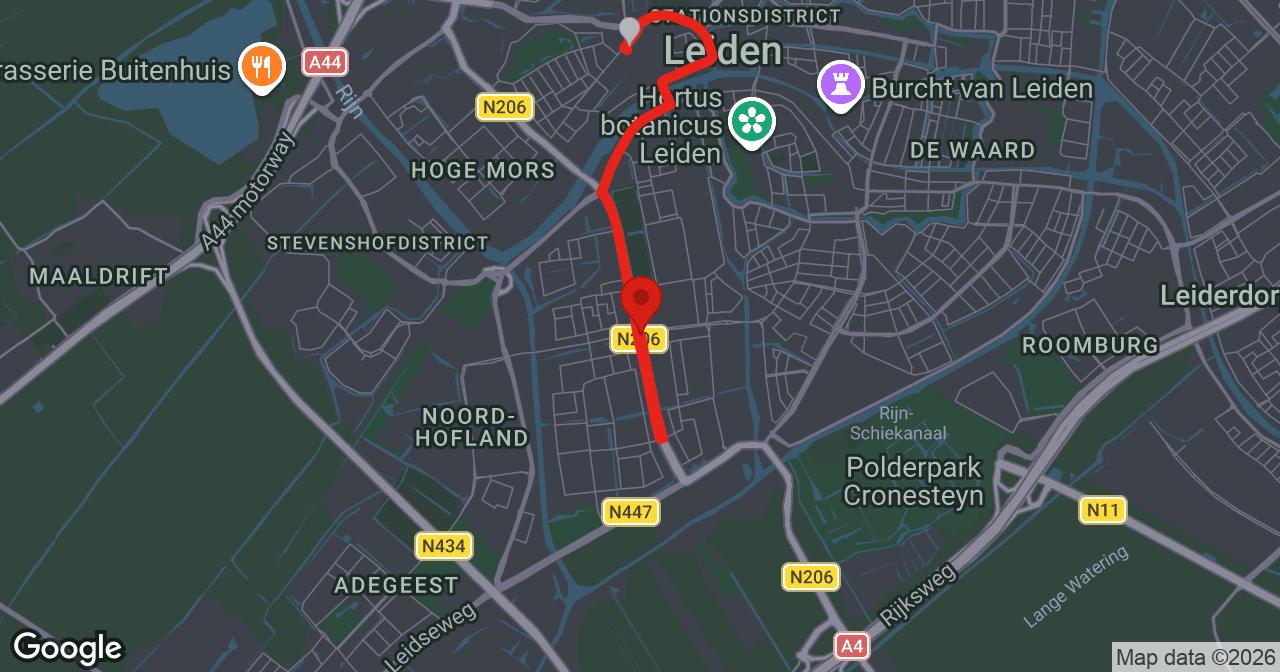 Kaart van de meldlocatie