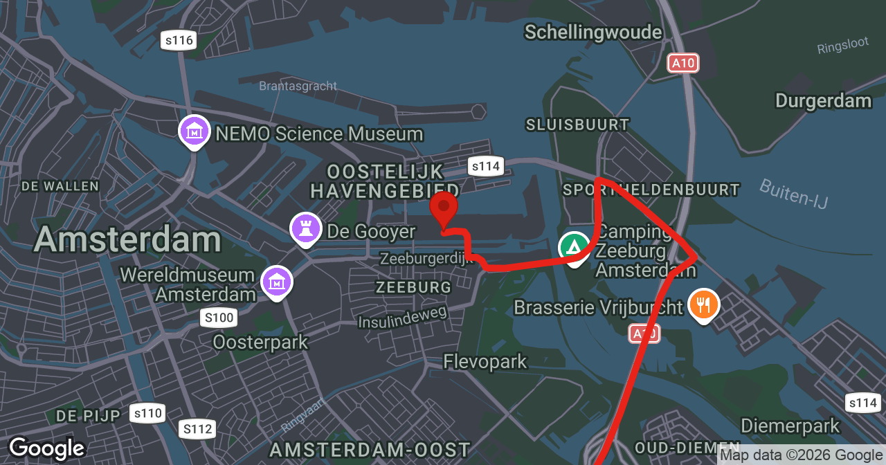 Kaart van de meldlocatie