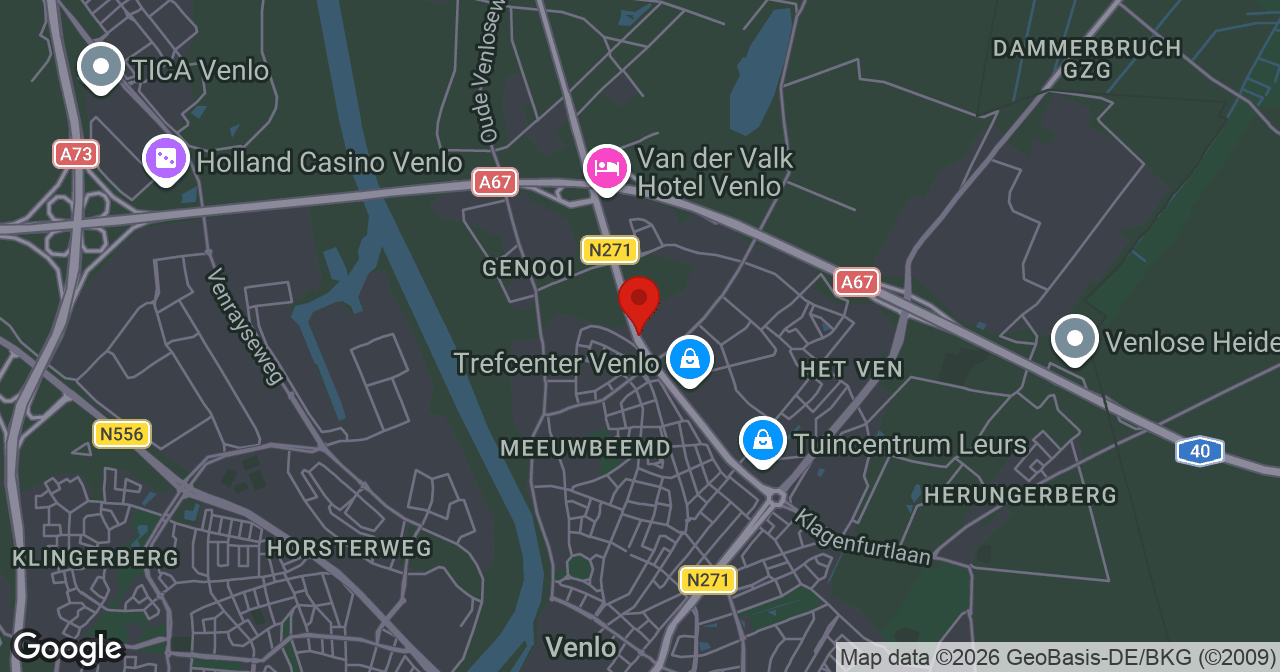 Kaart van de meldlocatie