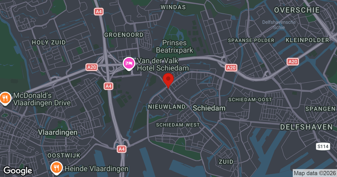 Kaart van de meldlocatie