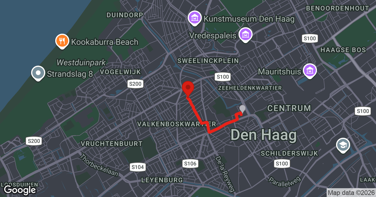 Kaart van de meldlocatie