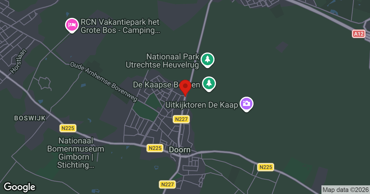 Kaart van de meldlocatie