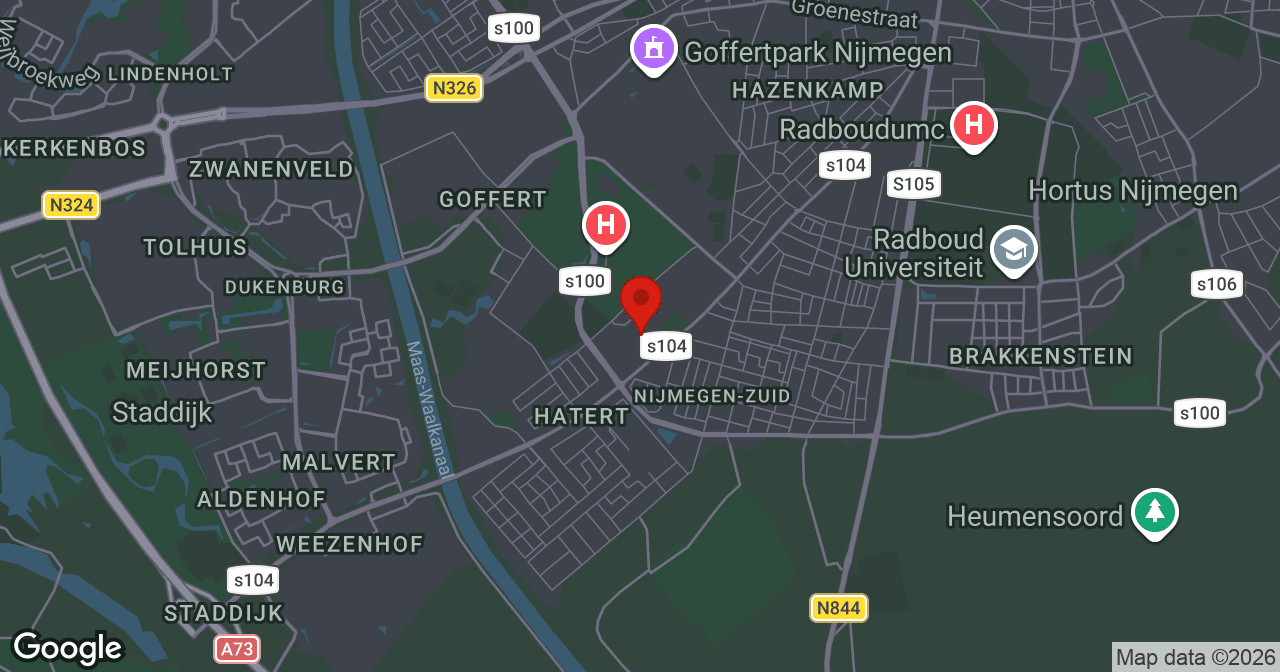 Kaart van de meldlocatie