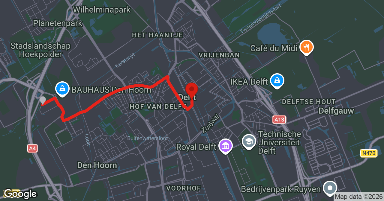Kaart van de meldlocatie