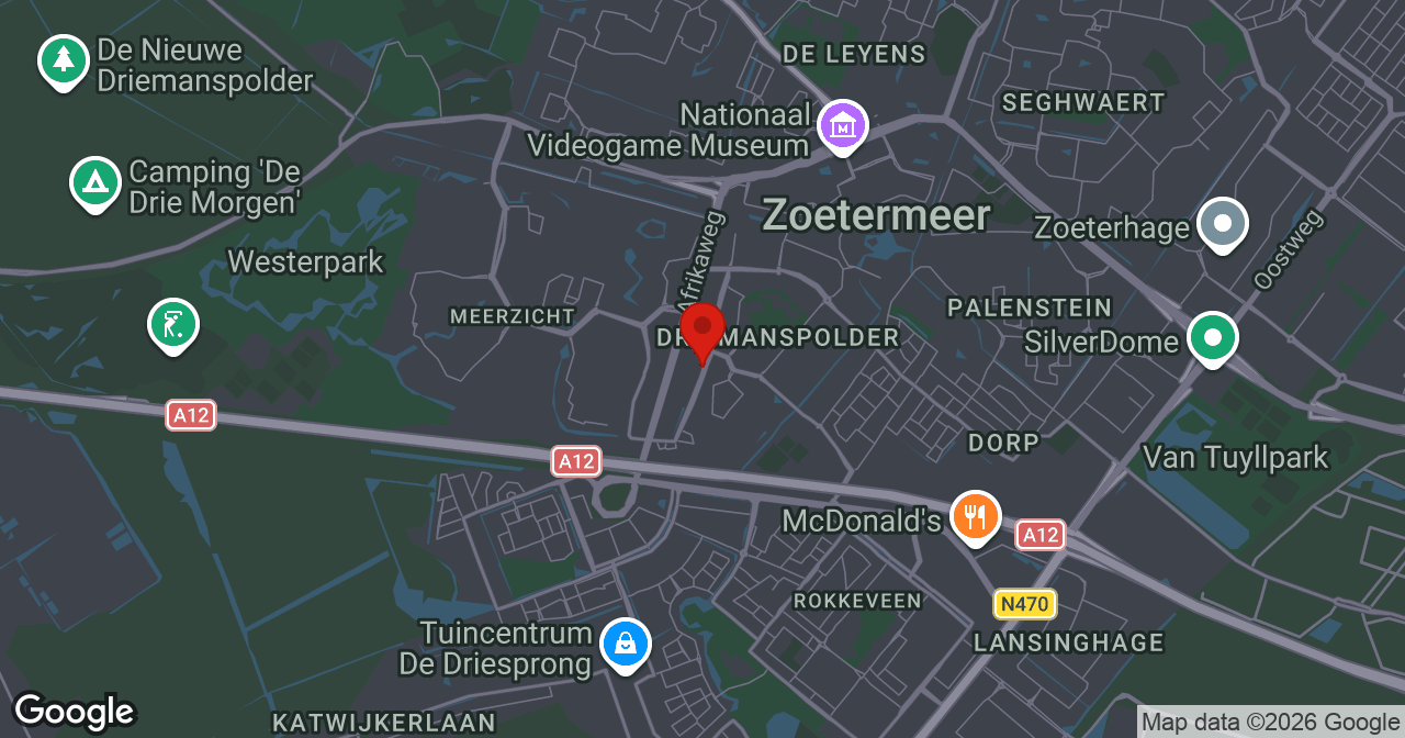 Kaart van de meldlocatie