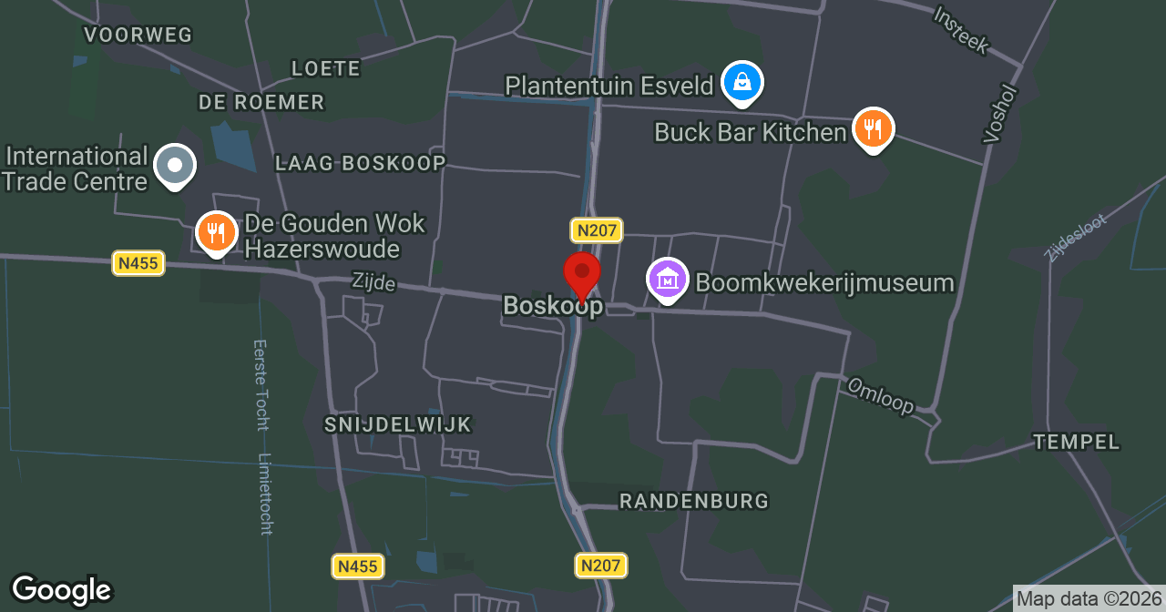Kaart van de meldlocatie