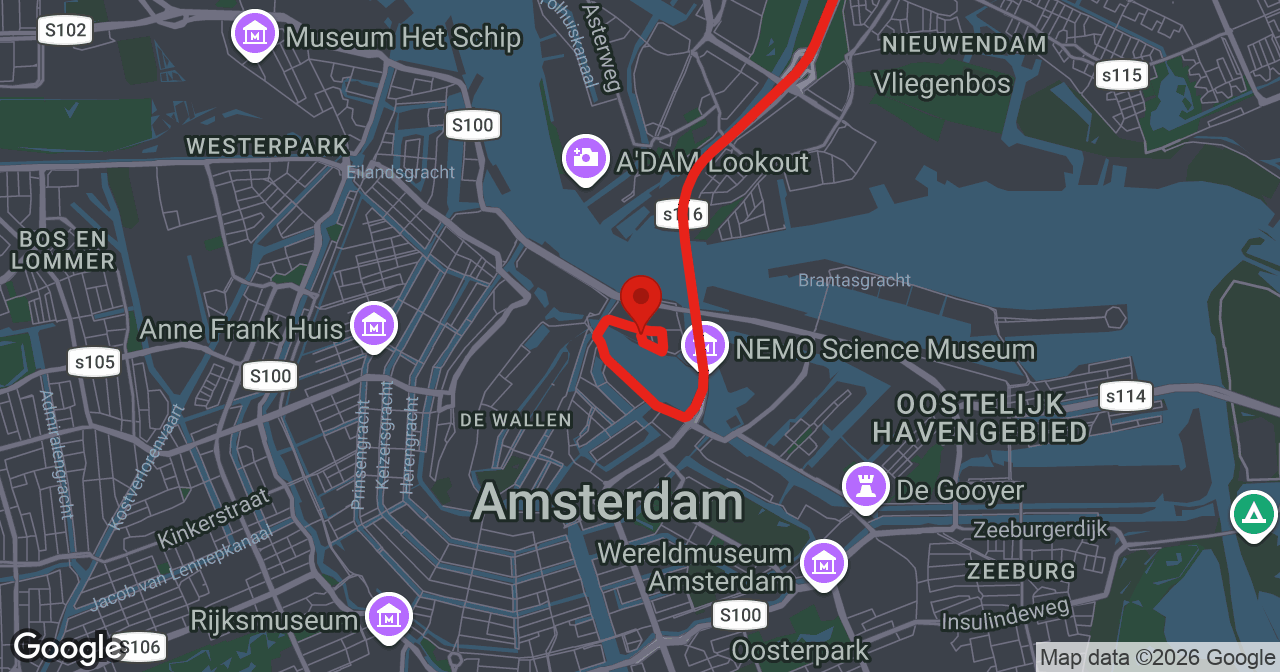 Kaart van de meldlocatie