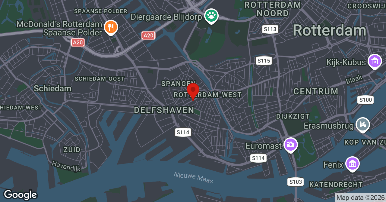 Kaart van de meldlocatie