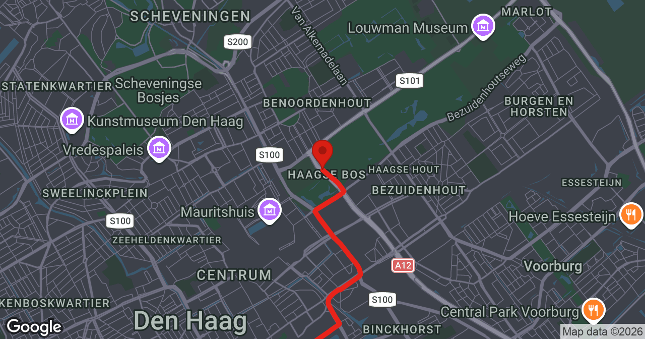 Kaart van de meldlocatie