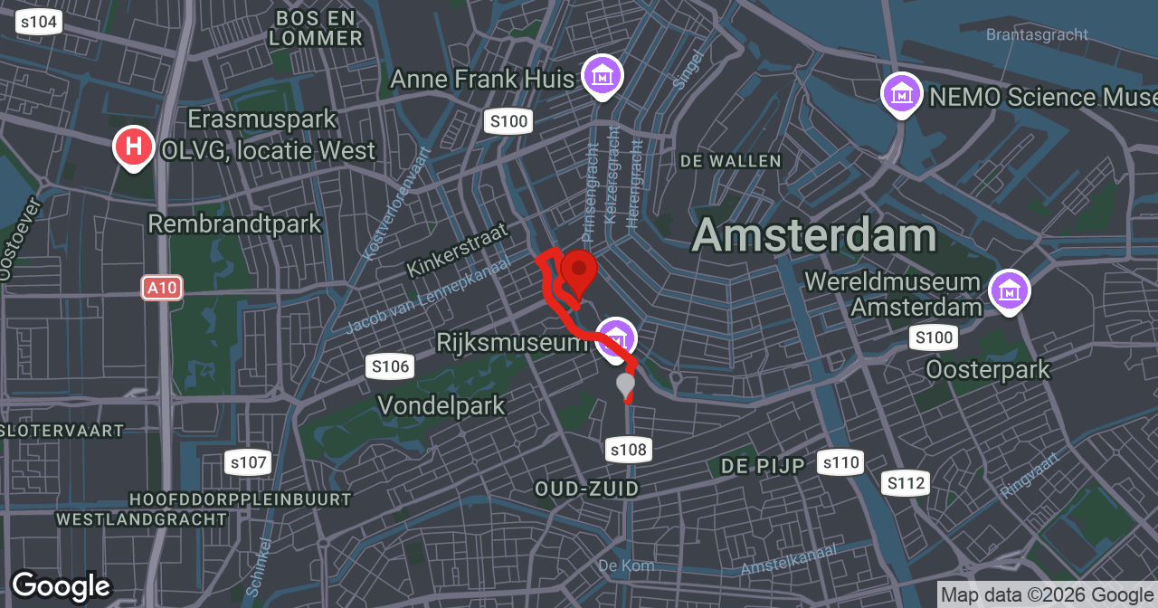 Kaart van de meldlocatie